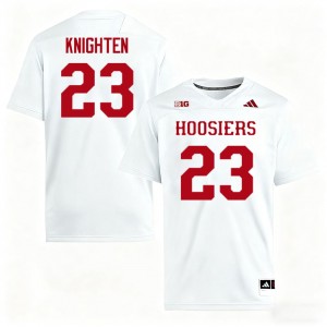 Men Amariyun Knighten White Indiana Hoosiers #23 College Football Stitched Jersey 883907-315