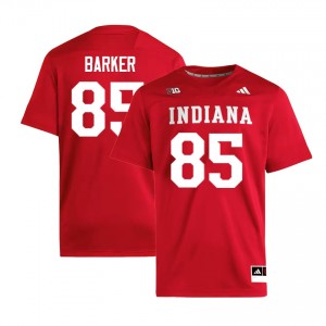 Men Andrew Barker Crimson Indiana Hoosiers #85 College Football Limited Jersey 333219-155
