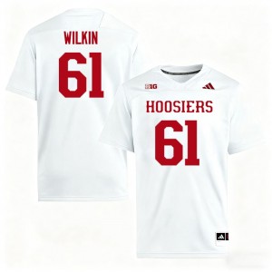 Men's Baylor Wilkin White Indiana Hoosiers #61 College Football Alumni Jerseys 205030-192