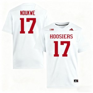 Men's Daniel Ndukwe White Indiana Hoosiers #17 College Football 2025 Jersey 614596-462