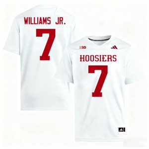 Men E.J. Williams Jr. White Indiana Hoosiers #7 College Football Game Jerseys 890777-982