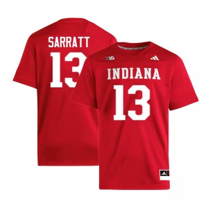 Mens Elijah Sarratt Crimson Indiana Hoosiers #13 College Football Limited Jersey 934751-371