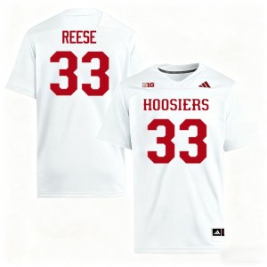 Men Garrett Reese White Indiana Hoosiers #33 College Football 2025 Jersey 871672-981