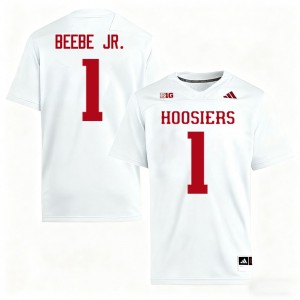 Men Lee Beebe Jr. White Indiana Hoosiers #1 College Football Limited Jerseys 584677-413