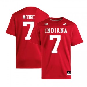 Men's Louis Moore Crimson Indiana Hoosiers #7 College Football Limited Jerseys 468687-467