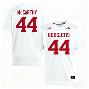 Men's Mitch McCarthy White Indiana Hoosiers #44 College Football Replica Jerseys 514888-546