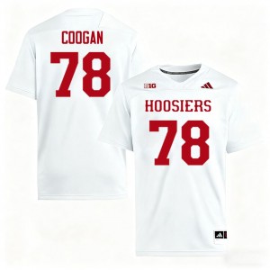 Men's Pat Coogan White Indiana Hoosiers #78 College Football Alumni Jerseys 833243-885