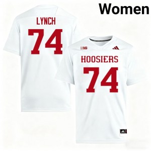 Women Bray Lynch White Indiana Hoosiers #74 College Football Game Jersey 839042-443