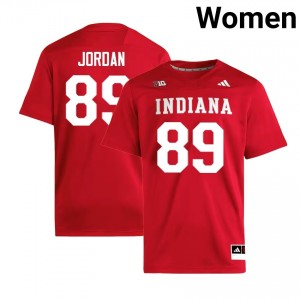 Womens Camden Jordan Crimson Indiana Hoosiers #89 College Football 2025 Jerseys 624884-709