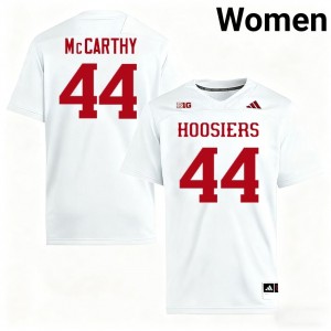Womens Mitch McCarthy White Indiana Hoosiers #44 College Football Game Jerseys 104992-504