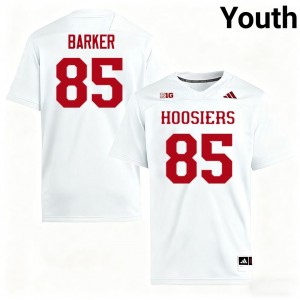 Youth Andrew Barker White Indiana Hoosiers #85 College Football Official Jersey 136376-398