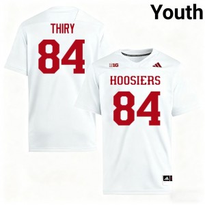 Youth Blake Thiry White Indiana Hoosiers #84 College Football Replica Jerseys 249614-952