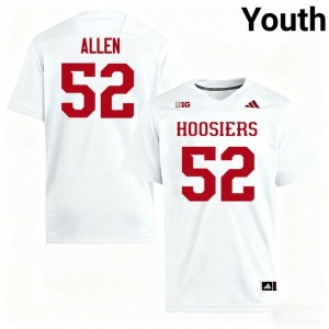 Youth Clayton Allen White Indiana Hoosiers #52 College Football University Jerseys 622459-934