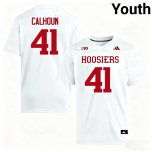 Youth Keishaun Calhoun White Indiana Hoosiers #41 College Football 2025-26 Jerseys 290082-369