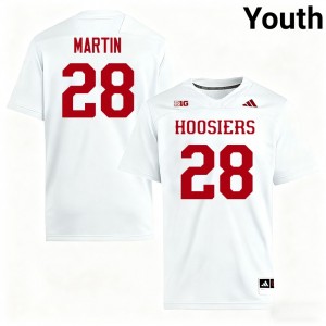 Youth Khobie Martin White Indiana Hoosiers #28 College Football Game Jerseys 199101-775