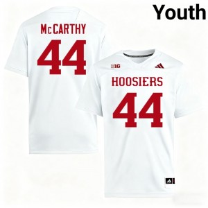 Youth Mitch McCarthy White Indiana Hoosiers #44 College Football High School Jersey 128365-320